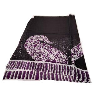Cover Up Handpainted Cotton Batik Coverups Strapless Dress Wrapskirt Home Accent